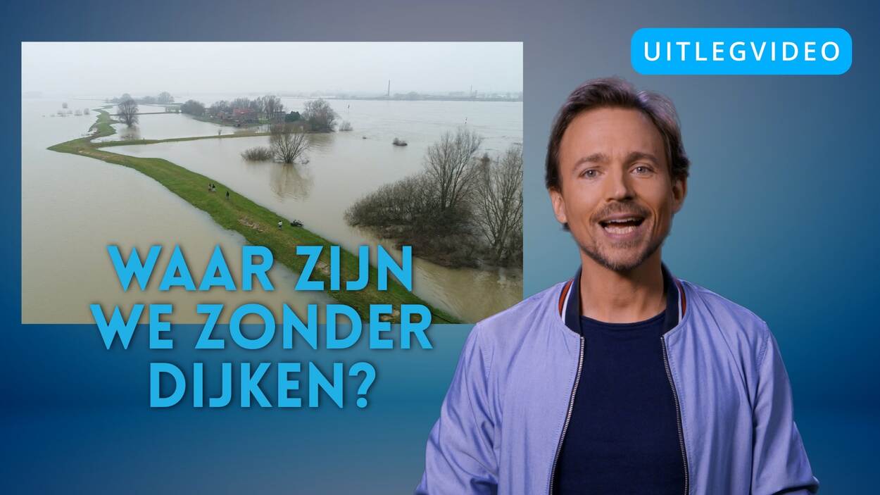 Afbeelding bij video: Hoe zou Nederland eruit zien zonder dijken?