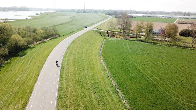 Luchtfoto Grebbedijk