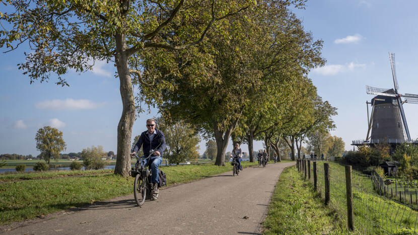 Dijkweggetje langs de Meanderende Maas