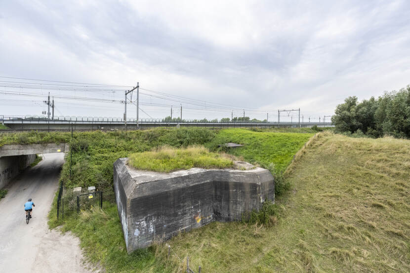 Treinspoor tussen Moerdijk en Drimmelen