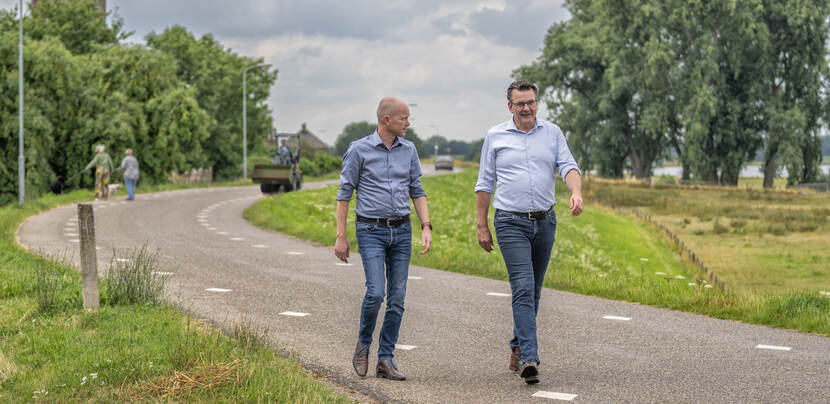 HWBP-directeuren aan het wandelen